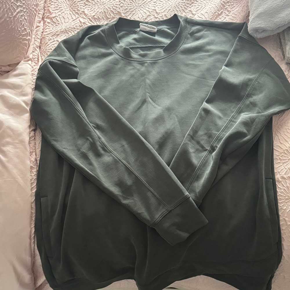 SAGE Collective Women’s Green Crewneck Sweatshirt, Size XL